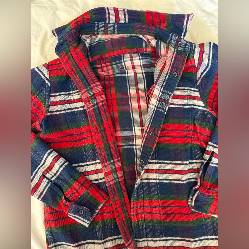 Tailor Vintage Heavy Twill Flannel Work Shirt/Jacket - M